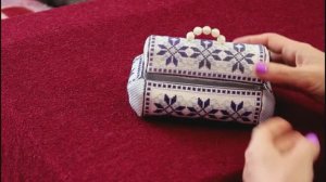 Шкатулка из канвы