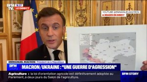 Захарова высмеяла Макрона за демонстрацию карты Украины "вверх тормашками"