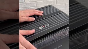 Как установить код на чемодан без молнии Чемоданы Paseldo #чемоданбезмолнии #Paseldo