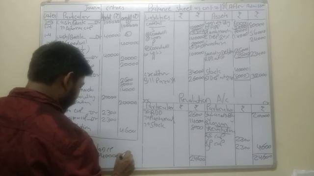 #Admission of partner Journal entries sum.1 and ans part-2 смотреть онлайн