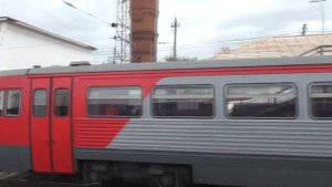 Рельсовый автобус РА1-0024 следует резервом, ст. Ожерелье.