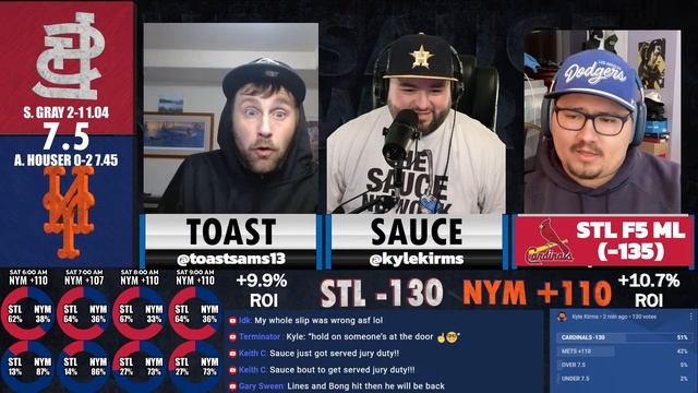 Live Bets With Kyle Kirms NBA NHL MLB Picks Saturday April 27