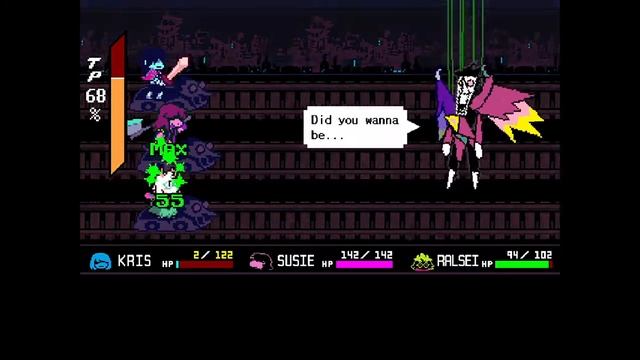 DELTARUNE Chapter 2 jefe final ruta pacifista смотреть онлайн