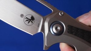 НОЖ MICROTECH MATRIX 165C-4CFITI TITANIUM CF HAND RUBBED SATIN USA