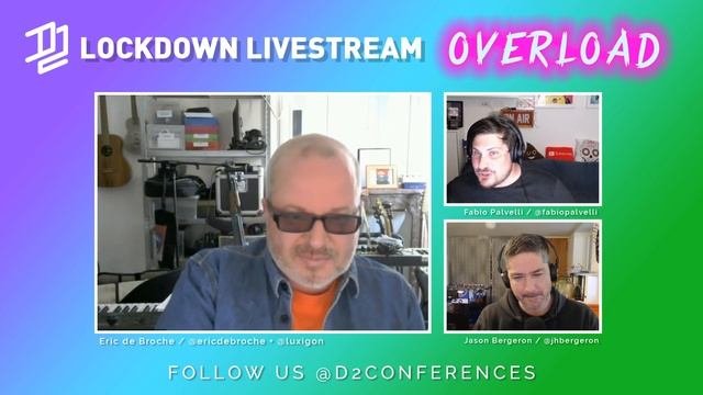 Eric de Broche from Luxigon - special guest on Lockdown Livestream OVERLOAD