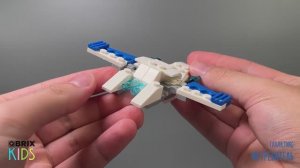Собираем истребитель из конструктора QBRIX KIDS - детские конструкторы с видеоинструкцией