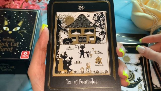 Golden Black Cat Tarot / Золотое Таро Черных Кошек