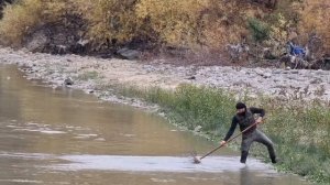 Рыбалка с помощью техники ежа _ Поточная рыбалка _ Рыбалка супертехника