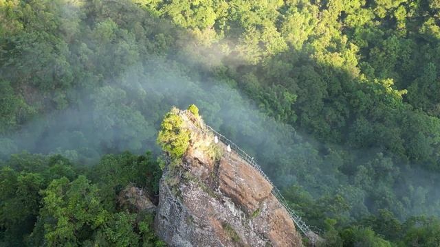 純風景騰雲駕霧版平溪孝子山步道空拍