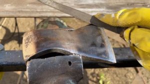 Восстановление топора 1966 года. Old axe restoration