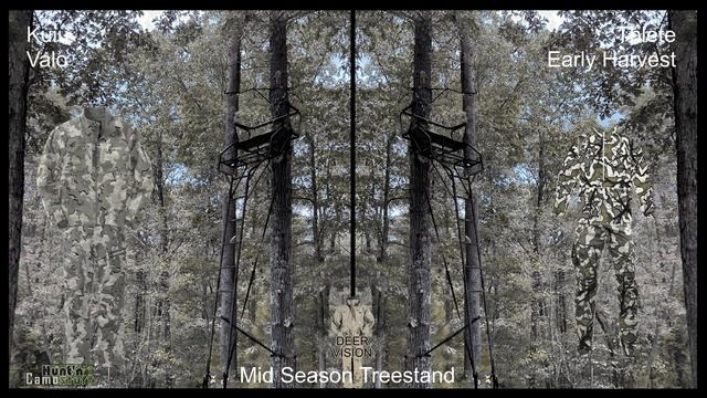 Kuiu Valo Vs. Thlete Early Harvest with simulated deer vision on 12 Backgrounds. смотреть онлайн