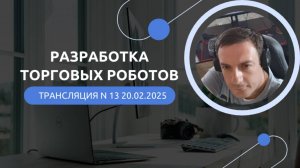 Разработка торговых роботов N13 от 20.02.2025