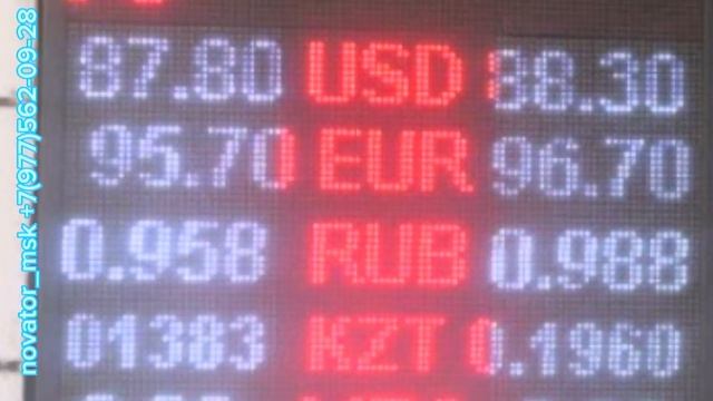 Обменкадагы Курс валют Сом, Рубль, Евро, Доллар Бишкек/ Моссовет 10.07.2023