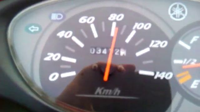 Yamaha Cygnus RS 125 acceleration смотреть онлайн