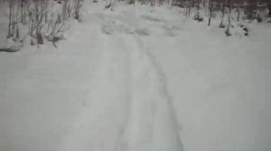 Подготовка лыжни для проезда Бурана