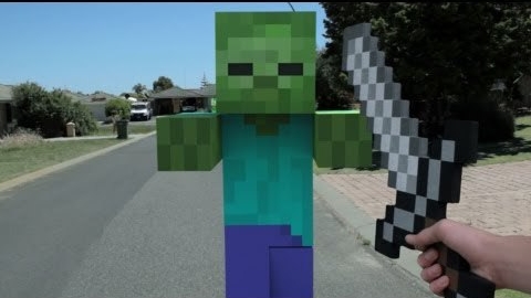 (FilmDice) Minecraft in Real life | First Person смотреть онлайн