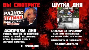 ПЛАТОШКИН РАЗНОСИТ ПУТИНА