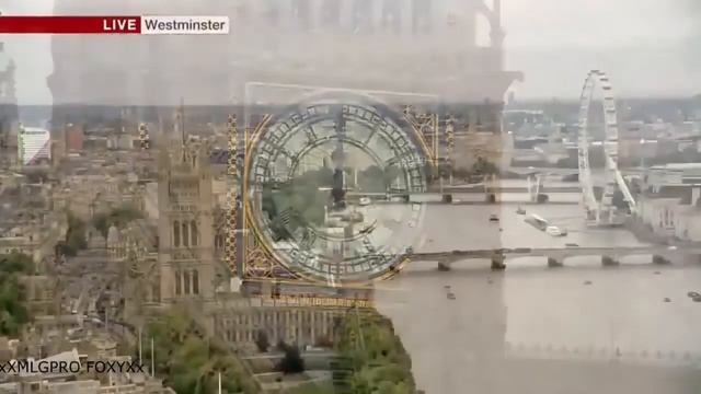 Big Ben, Clock London Tower Rickroll the city смотреть онлайн