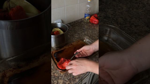 Перец запеченый ЗАКУСКА. Заготовка на зиму