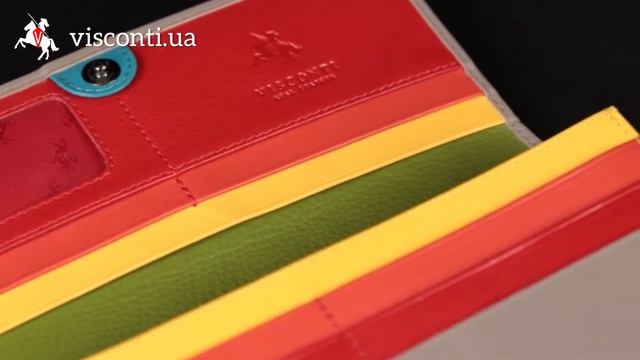 Женский кошелек Visconti Hr80 Phoebe Happy Rainbow Кожаный Аксессуар смотреть онлайн