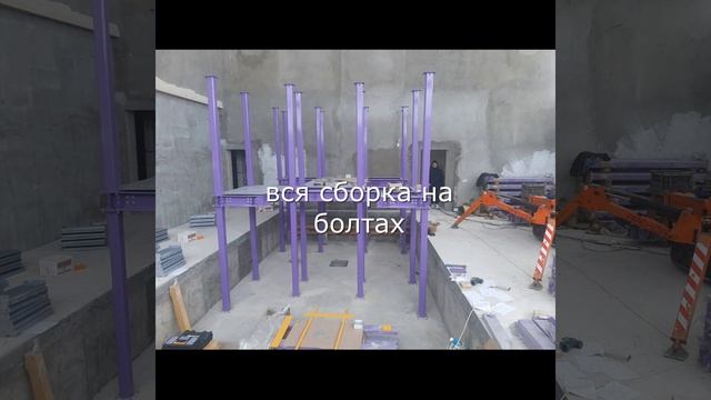 Промышленные металлоконструкции для производственного оборудования.