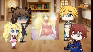 //реакция ОЯСП//📑🍵⏰👑персонажи до встречи Клода и Ати ✨🍰🐥//