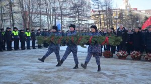 В Магадане прошла церемония возложения цветов, посвященная Дню защитника Отечества