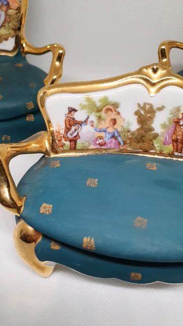 Винтажные шкатулки в виде диванчика и кресел. смотреть онлайн