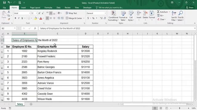 Bold, Italic & Underline in MS Excel #exceltutorialforbeginners #fonts #viralvideos