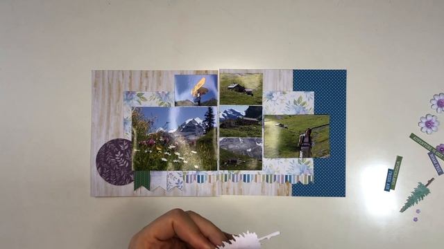 Scrapbook Process Video - Adventure Wander (6x6 Mini Album; Multiple Photo Layout) смотреть онлайн