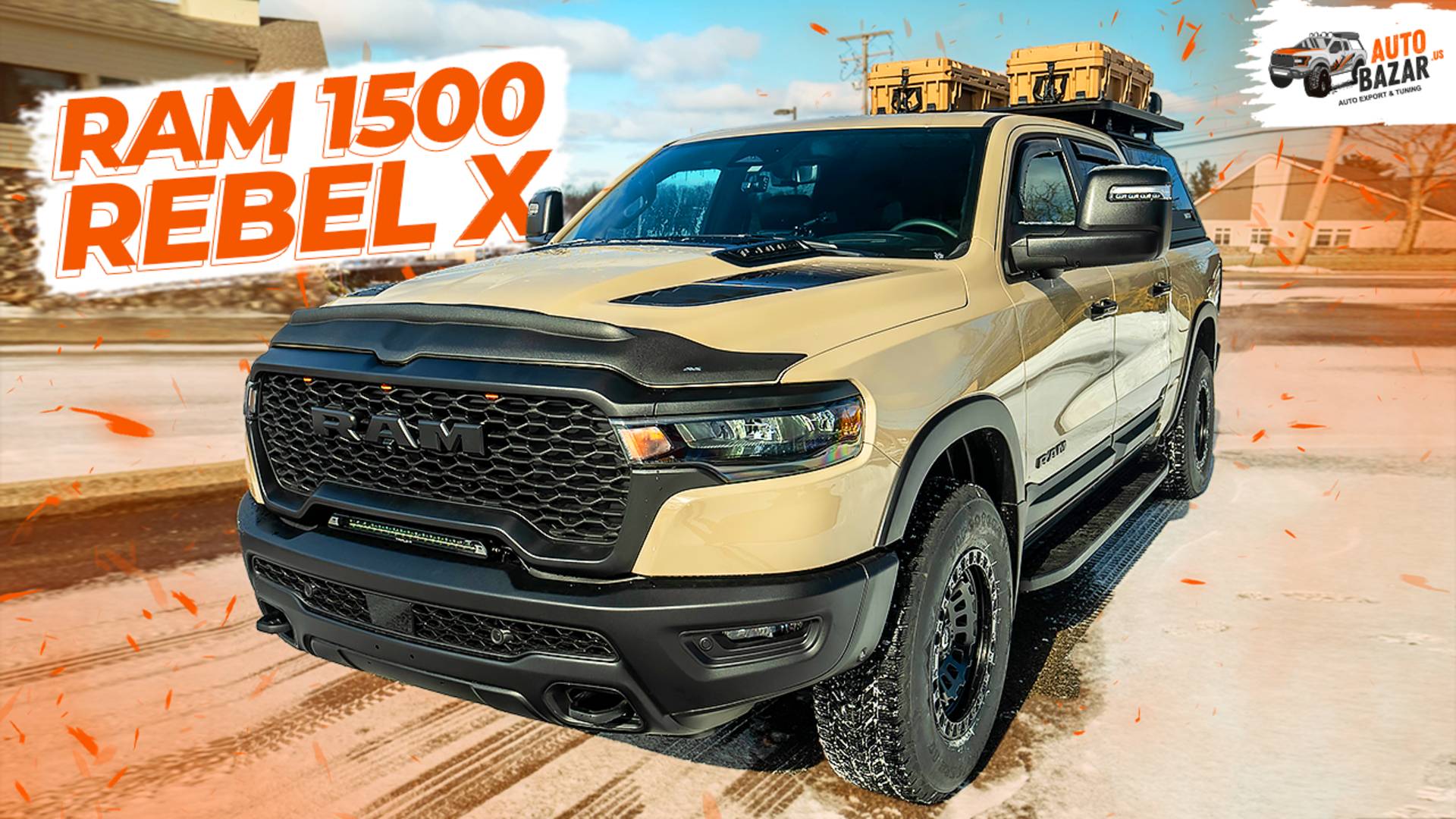 Мечта охотника! Тюнинг 2025 Ram 1500 Rebel X: кунг с электрозамками, платформа, освещение, защита