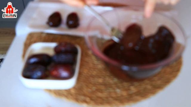 🥇SADECE 3 MALZEMELİ İKRAMLIK😍 Çikolata Kaplı Cevizli Hurma | İkramlık Tarifler