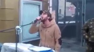 Chechen performs nasheed «Sanakhudu» in Moscow