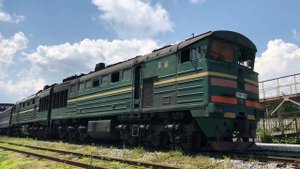 Запуск тепловоза 2ТЭ10УТ-0086