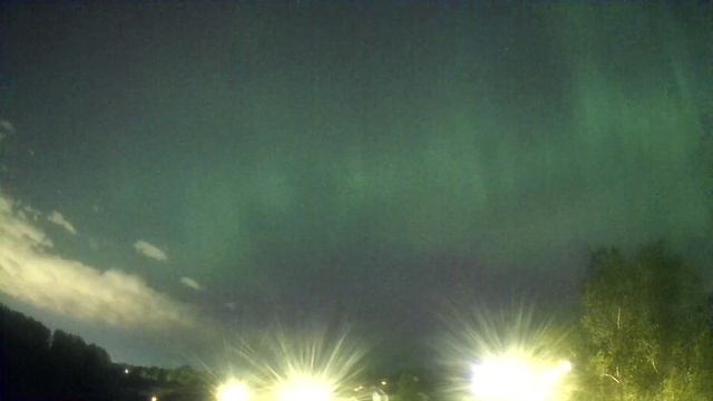 2024 May 10 Aurora Northern Lights - Geomagnetic Storm Time Lapse Southern Ontario