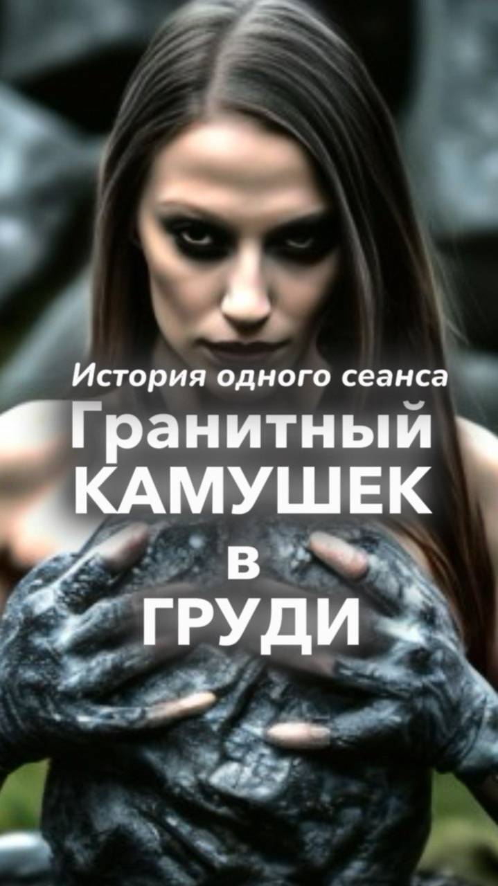 ГРАНИТНЫЙ КАМУШЕК В ГРУДИ
