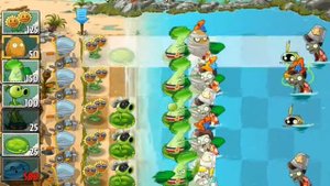 Plants vs Zombies 2 - Big Wave Beach - Day 7