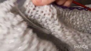 Шарф-капюшон СОФИ крючком (нукинг) часть 2