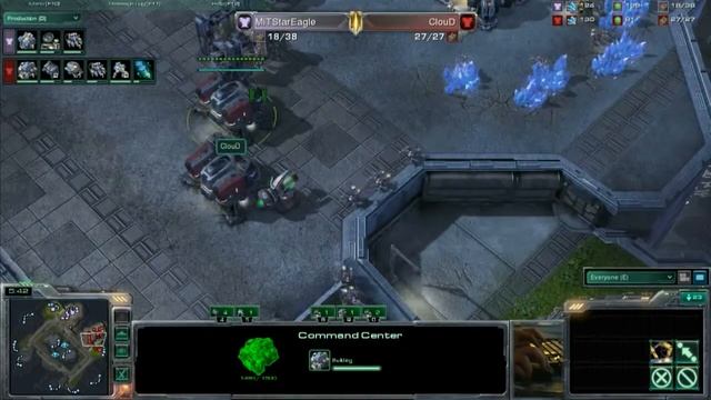 UGC Starcraft 2 Cloud v Stareagle (2/2) смотреть онлайн