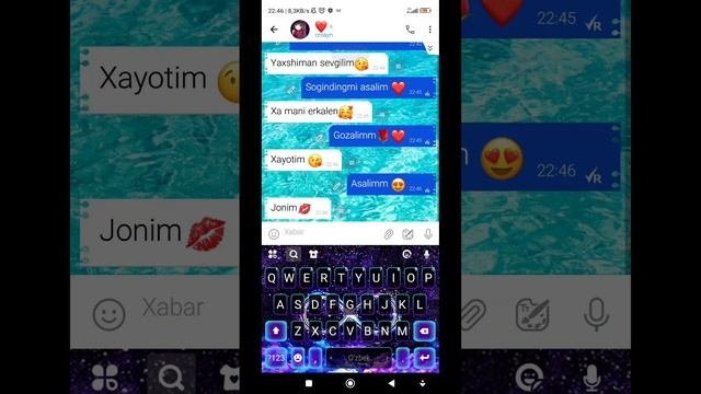 Sevishganlar Suhbati ( Sevgi 😍💋❤ )