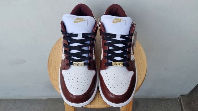 NIKE SB DUNK LOW SUPREME STARS BARKROOT BROWN | UNBOXING & DETAILED REVIEW