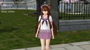 страшный (не очень) мини-фильм «коридор теней» по school girls simulator || by namiko kirishima ||