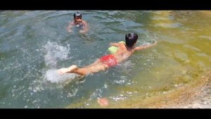 Reverse jump in swimming pool ||jump upside down in the water||स्विमिंग पूल में उल्टी जंप।
