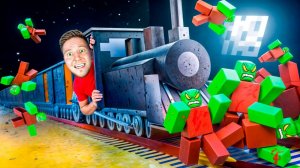 ПОЗЗИ 24 Часа в Мире ЗОМБИ на Поезде в Roblox
