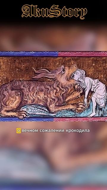 Почему лицемерные слёзы называют "крокодиловыми"? #история #крокодилы #лицемерие