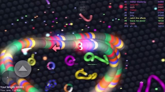 Slither.io A.I. 001 Strong Bad Snake Skin Hacked? vs. 98998 Snakes Epic Slitherio Gameplay! #162