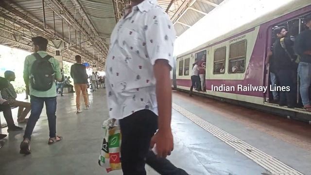 chambur Mumbai Local Railway Station EMU Train Various Action @IndianRailwayLines