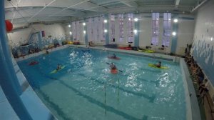 Слаломисты в танце. Timelapse