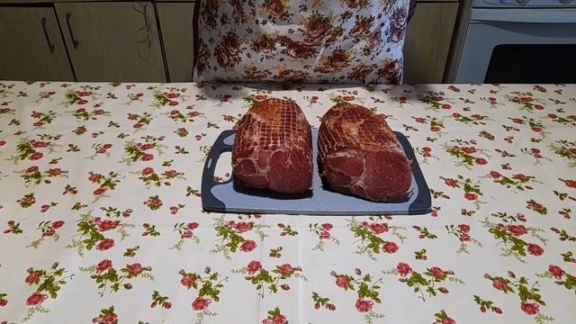 Буженина из свиной шейки, варёно- копчёная смотреть онлайн