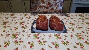 Буженина из свиной шейки, варёно- копчёная